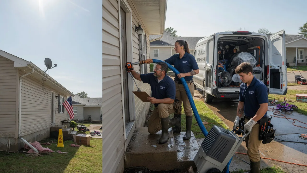 Ceiling Water Damage Restoration in Wheatland, IN near me